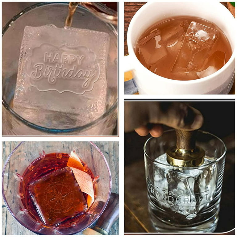 Ice Cube Stamp, Monogrammed Ice Cubes