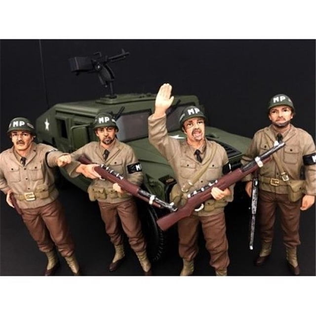 American Diorama 77415 WWII Military Police Figure II for 118 Scale Models