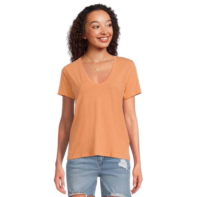 Remera Madewell Northside Cuello en V Faded Sunset XX-Small