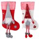thumbnail image 1 of Medias de Navidad sin rostro, muñeco de peluche de Papá Noel, adornos colgantes, 2 uds., 1 of 5