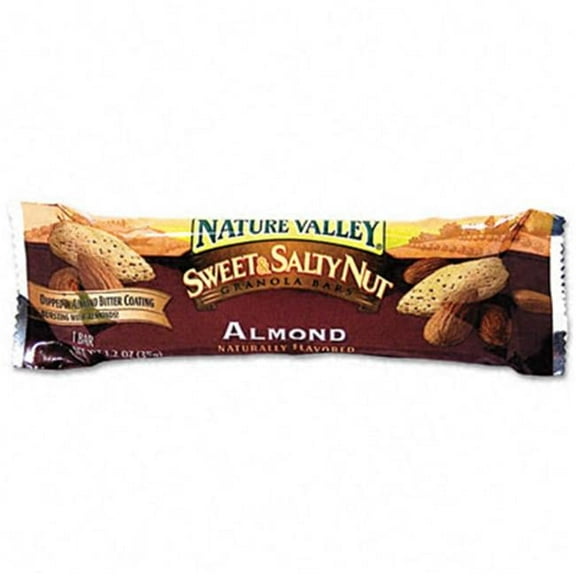 Advantus Nature Valley Granola Bars Sweet & Salty Nut Almond Cereal 1.2oz Bar 16/Box