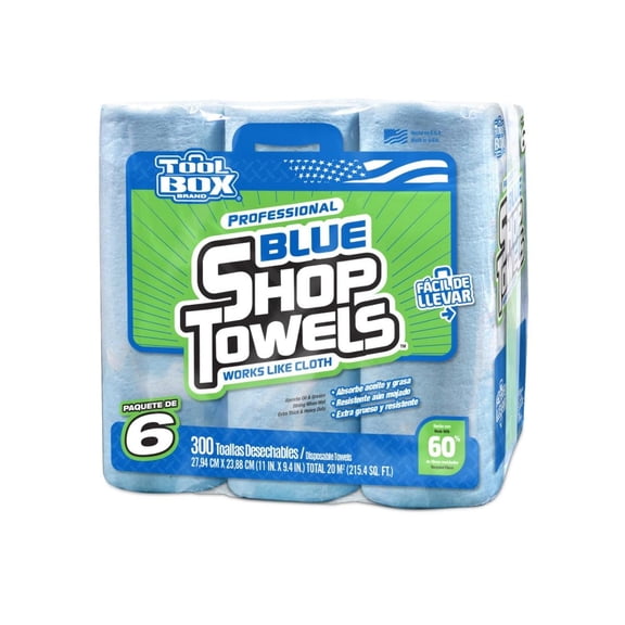 Toallas Multiusos Toolbox Azul 6 Piezas