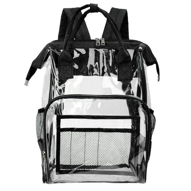 Mochila transparente de gran capacidad de PVC, mochila escolar, bolsa de playa, bolsa impermeable Wmkox8yii jkg4890