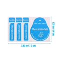 thumbnail image 2 of 200pcs 3-in-1 Dust Absorber LCD Dedust Sticker for Mobile Phone Tablet Screen, 2 of 2