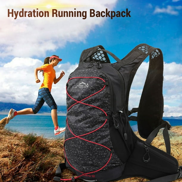 Bolsa de almacenamiento Mochila para correr de hidratacion bolsa para montar en bicicleta ultraligera transpirable con vejiga de agua de 2L Bodega Aurrera en linea