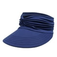 thumbnail image 2 of Lroveb Sun Visors for Women Beach Hat Womens Spring Summer Outdoor Sports Empty Top Multi Colored Optional Baseball Cap, 2 of 3