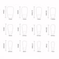 96Pcs 4Box Medium Fake Nails, Glossy Wine Red Press On Nails with ...