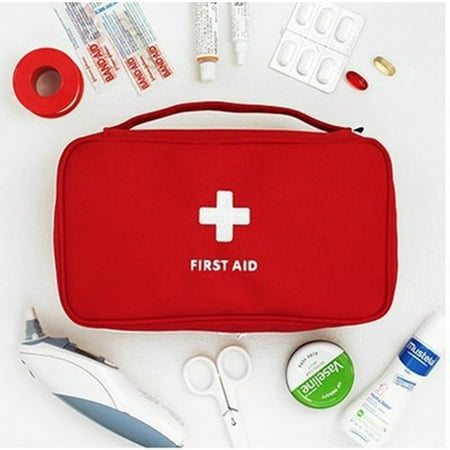 Portable First Aid Kit Emergency Survival Medical Rescue Bag for Travel Home Outdoor