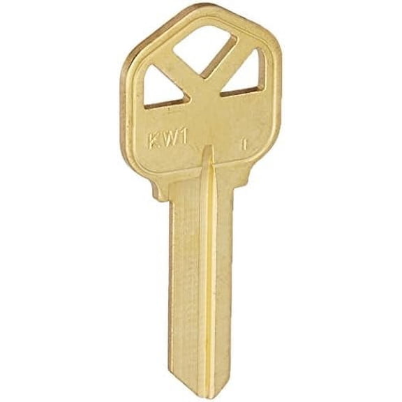 Kwikset KW1 Key Blanks - Box of 250, Brass