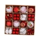 thumbnail image 3 of 65 adornos navideños para árbol de Navidad, colgantes y bolas decorativas. Rojo Blanco, 3 of 9