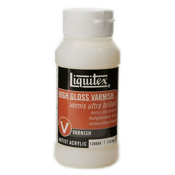 Liquitex Rigid Surface Varnish Gloss 4Oz 2/Pack (60964-Pk2) 60964-PK2