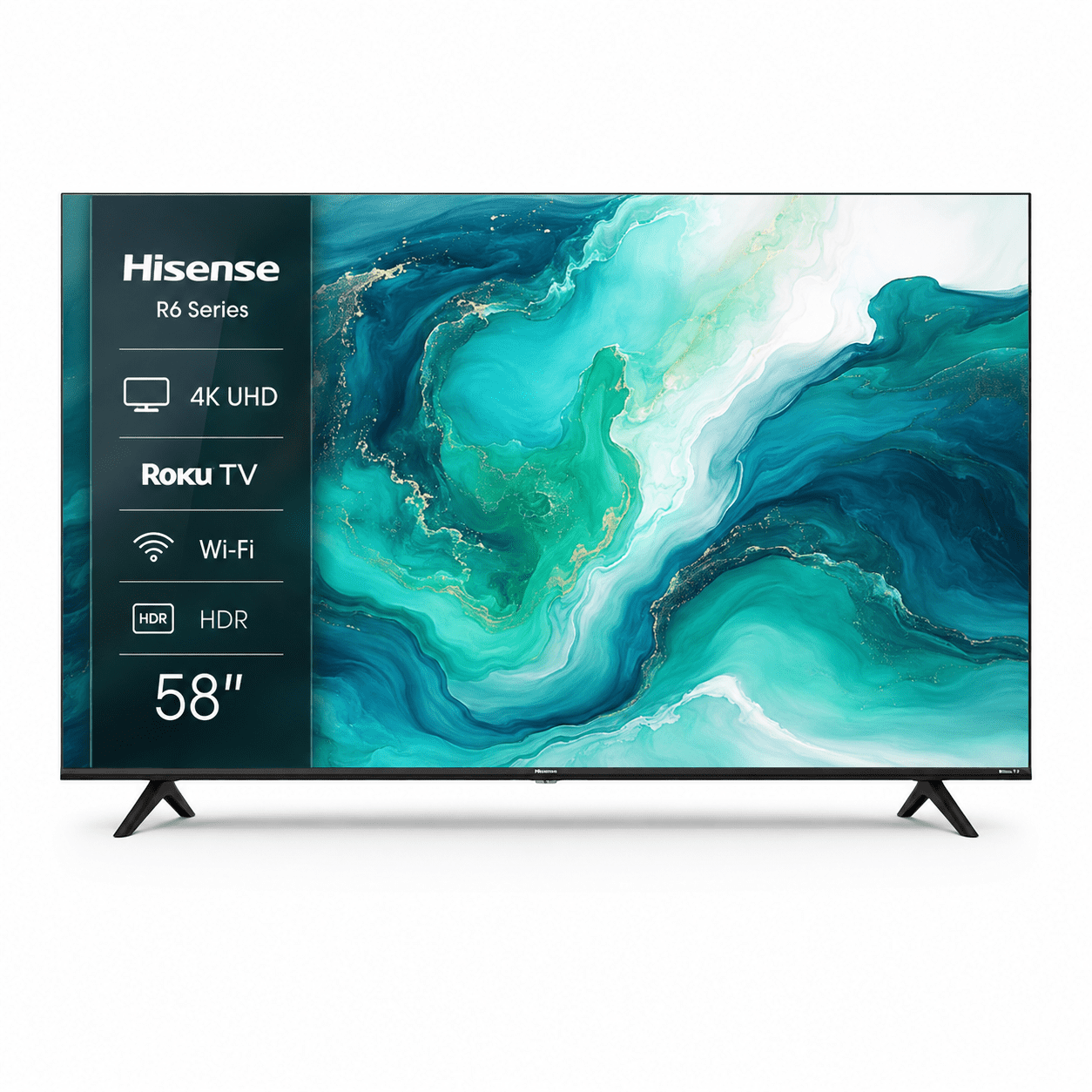 Pantalla TV Hisense 58" Smart Roku TV 58R6E5