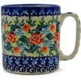 thumbnail image 3 of Polish Pottery 11 oz Mug (Rose Garden Theme) Hand Painted in Boleslawiec, Poland + Certificate of Authenticity, 3 of 6