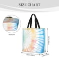 thumbnail image 2 of Single Shoulder Bag Convenience Bag 19.6×15.7×5.9in Light And Weight-Free Main Pocket Large Portable And Single Shoulder Back Lightgrey Tie-Dye Background Vibrant Colors And Swirling (3), 2 of 7