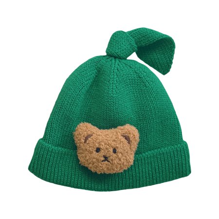 

Mieeyali Infant Baby Winter Warm Knitting Hat Cute 3D Bear Animal Thicken Cap Beanie