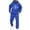 Blue, variant on Conairie Jogging Suits for Men 2 Piece Set Letter Graphic Relaxed Fit Hoodie Sweatshirt and Joggers Sweatpants Sets Comfortable Fall Winter Long Sleeve Pullover Suit with Pocket Dark Green L