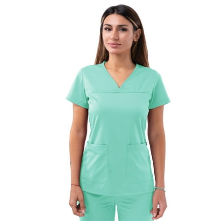 

Adar Pro Scrubs For Women - Sweetheart V-Neck Scrub Top