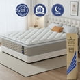 thumbnail image 4 of LayRoad 12 Inch Twin Mattress with Memory Foam & Pocketed Coils, Medium Firm & Lumbar Support, CertiPUR-US Certified, 4 of 10