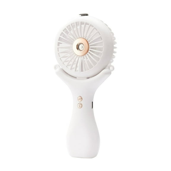 Lksixu 3-Speed Mini Misting Portable Rechargeable Spray Water Mist Quiet Cooling Hand Held Fan
