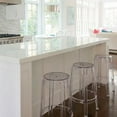 thumbnail image 2 of Heavenly Collection Clear Plastic Counter Stool SET OF 3, 2 of 8