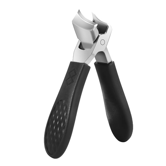 Thick Toenail for Seniors and Men - High Grade Stainless Steel Nail Cutter with Large Opening - Effortless Trimming Manicure Tool for Hard Nails