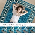 thumbnail image 6 of Ataucjin Modern Border Solid Large Rug 9x12 Modern Machine Washable Area Rug for Living Room Dining Room Rug Bedroom Carpet Non Skid Rubber Backed Area Rugs, 6 of 9