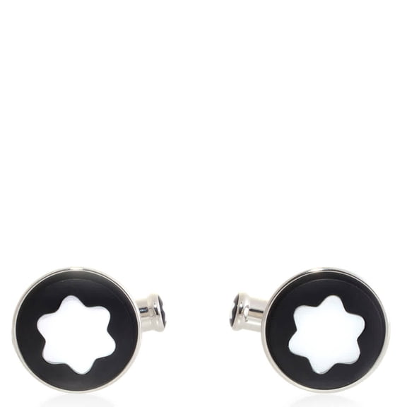Montblanc Round Mother of Pearl Cufflinks