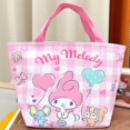 thumbnail image 2 of Bolsa de almuerzo anime reutilizable con aislamiento refrigerado (rosa), 2 of 2