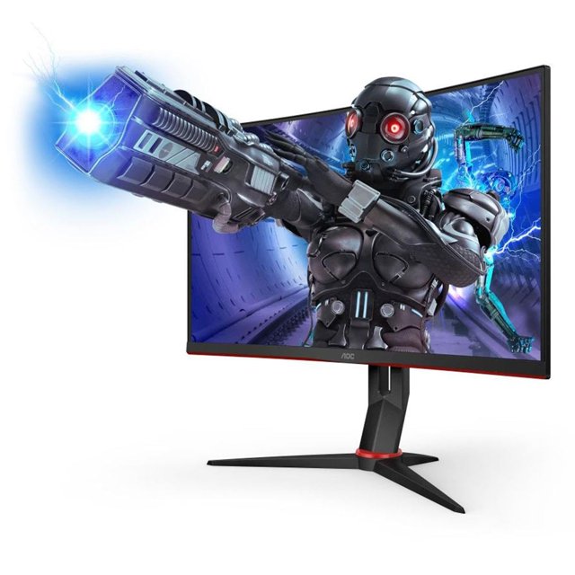 AOC C32G2E Monitor LCD Curvo para Juegos de 31,5" Full HD - Negro, Rojo