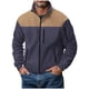 thumbnail image 1 of pstuiky camisas de hombre de manga larga, Camisa de manga larga con cuello alto, botones y bolsillos laterales para hombre camisetas de hombre xl, 1 of 8