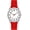 Red, variant on Analog Watch for Women Lar Numerals Easy Time Reading Strap Casual Watch Water Resistant 100