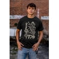 thumbnail image 5 of Welcome To Wonderland Mushrooms Men's Graphic T Shirt Tees Brisco Brands S, 5 of 6