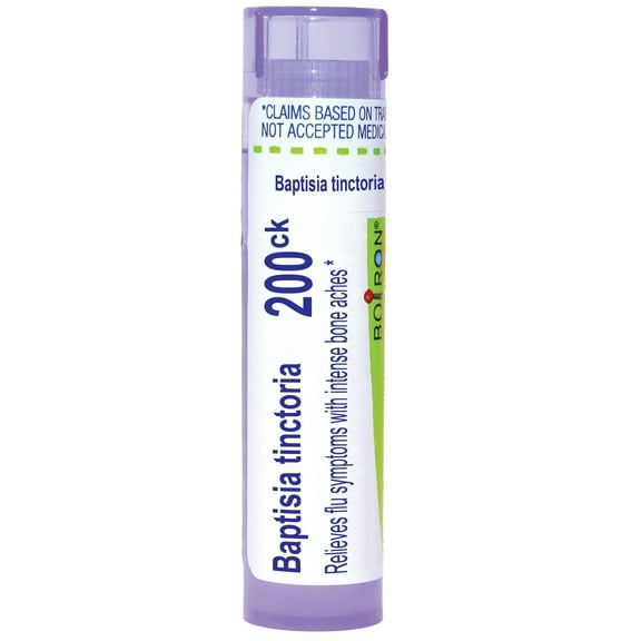 Boiron Baptisia Tinctoria 200CK, Homeopathic Medicine for Flu Symptoms With Intense Bone Aches, 80 Pellets