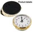 thumbnail image 5 of 70Mm Clock Inserts Weight Approx.80G Quartz Clock Inserts Silvery Trim Diy Clock Repair Easy Battery Installation Gold Trim, 5 of 9