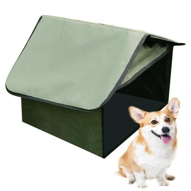 Maison pour Animaux de Compagnie Extérieure Imperméable Tente Pliable pour Chien et Chat