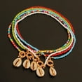 thumbnail image 3 of Collier Perlé Coquillage Bohème 15.75 Po Collier Ras du Cou Perles, 3 of 10