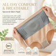 thumbnail image 6 of Moringa & Berberine 4-in-1 Micro-Particle Sculpting Workout Shorts for Women, High Waisted Compression Shorts, 6 of 10