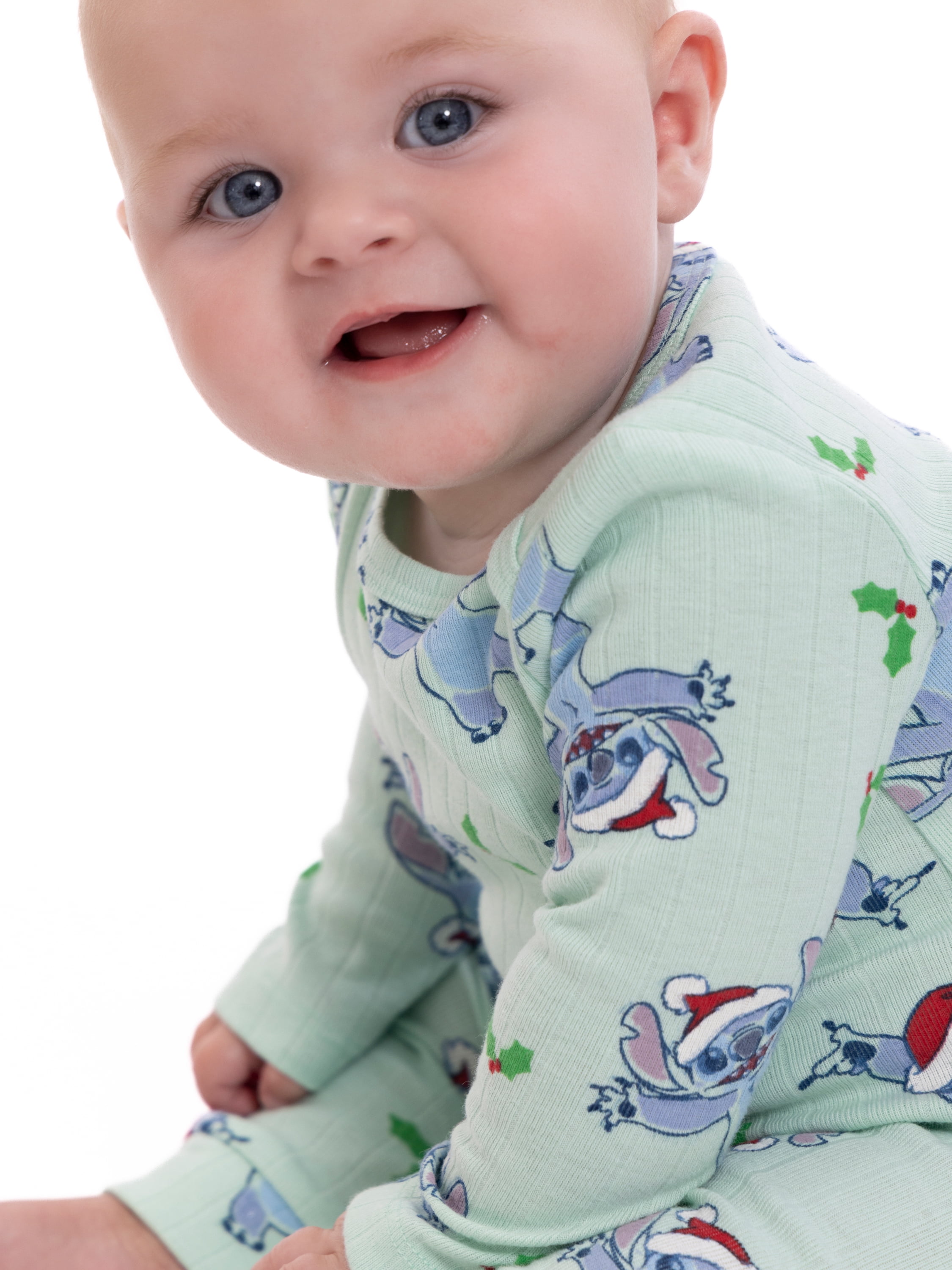 Stitch Baby Boys Christmas Graphic Bodysuit and Jogger Pants Set, 2-Piece, Sizes 0M-12M