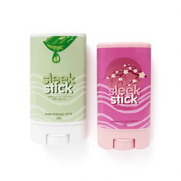 2-Pack Hair Wax Sticks (15g) – Flyaway Tamer & Styling Tool (Sakura + Aloe),Makeup Organizers