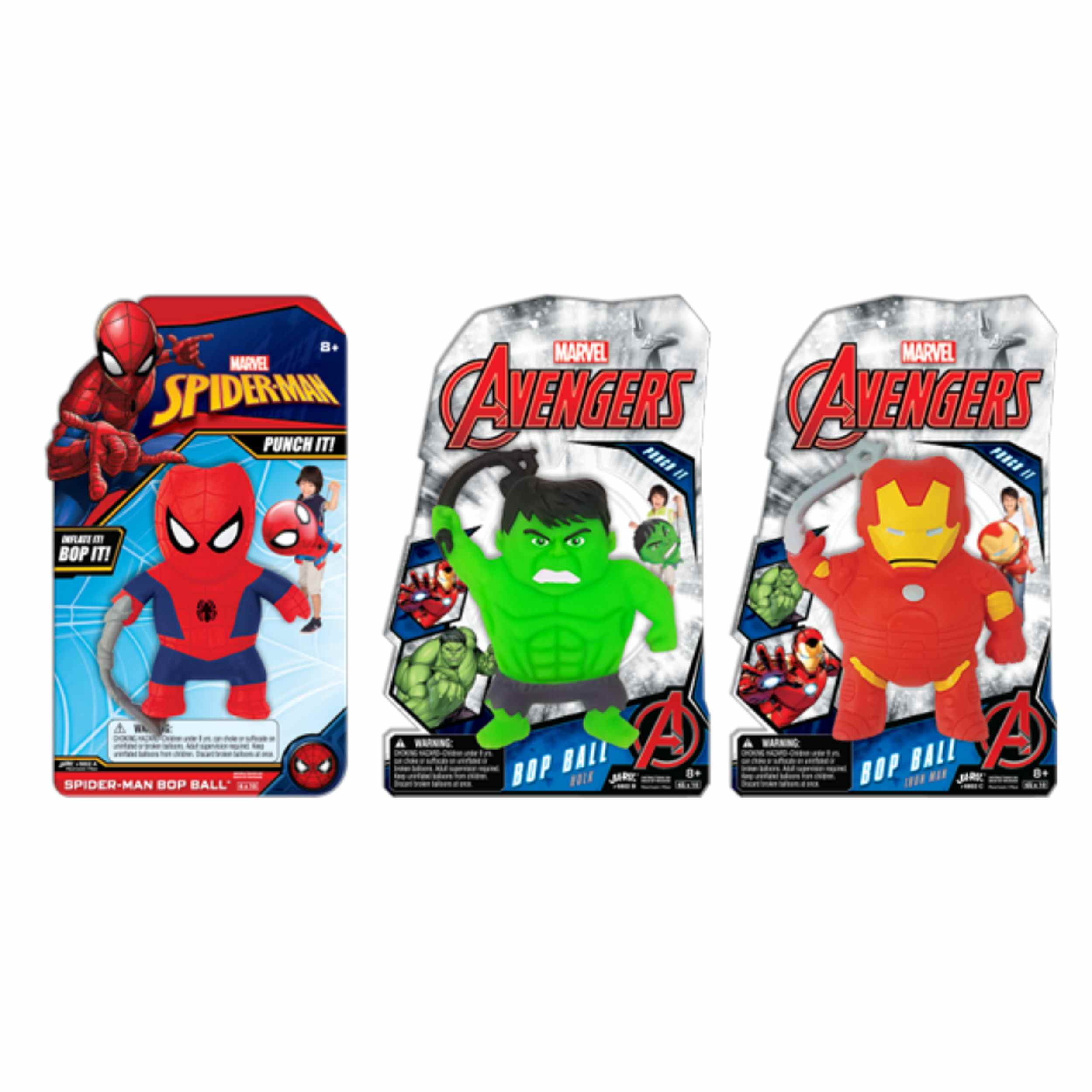 Ja-Ru Marvel Spider-Man Bop Ball 1 Piece Child Novelty Toy