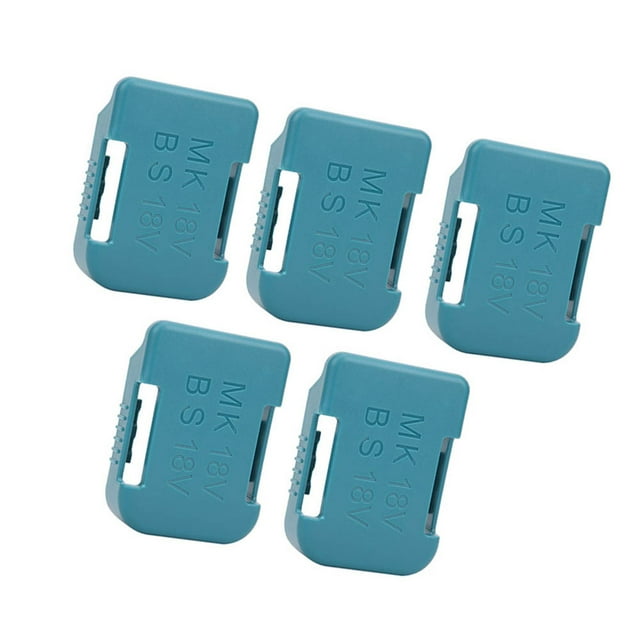 Soporte de Fijación de Batería Soporte de Batería para 18V 20V 54V 60V Baterías de Litio Con Clip de Bloqueo Seguro Ranura para Cinturón Soporte de PC ABS