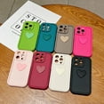 thumbnail image 6 of Cute INS 3D Love Heart Silicone Phone Case For iPhone 11 12 13 14 15 Pro Max XS XR 7 8 Plus SE 2020 2022 Shockproof Candy Cover Gift CYH, 6 of 6