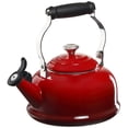 thumbnail image 1 of Tetera Le Creuset de 1,7 qt de acero esmaltado Cerise, 1 of 4