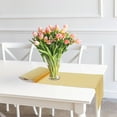 thumbnail image 2 of Maison Concepts Chambray Ribbed Table Runner Butter (Yellow) 13" X 54" X 1", 2 of 3