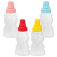 thumbnail image 4 of BRIGHTFUFU Mini botella de condimento de oso, vinagre de especias rellenable, recipiente para salsa de soja, botellas para condimentos, 4 Uds., 4 of 8