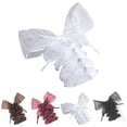 thumbnail image 2 of 1 Pair 3.6ft Shoe Lace Fashion Chiffon Ribbon Casual Shoelace Flat Shoelaces, 2 of 7