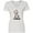 AA-White, variant on Inktastic Chinese Crested Women's V-Neck T-Shirt
