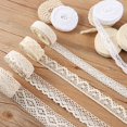 thumbnail image 2 of White Cotton Embroidered Lace Net Ribbons DIY Sewing Craft Material 5-Meter Roll, 2 of 7