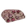 thumbnail image 1 of Flower Foot Rest, Floral Pattern with Roses Twig Warm Colors Flower Arrangement Bouquets, Non-Slip Backing Adjustable Ergonomic Memory Foam Leg Support for Office, Tan Pink Dark Green, by Ambesonne, 1 of 5