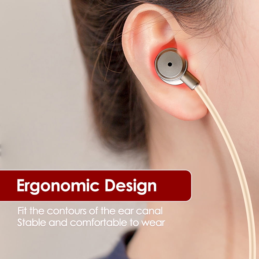 BearCris Ear Relaxation Red Light Device - 650nm Non-Heat LED for Comfort, USB/Type-C Portable